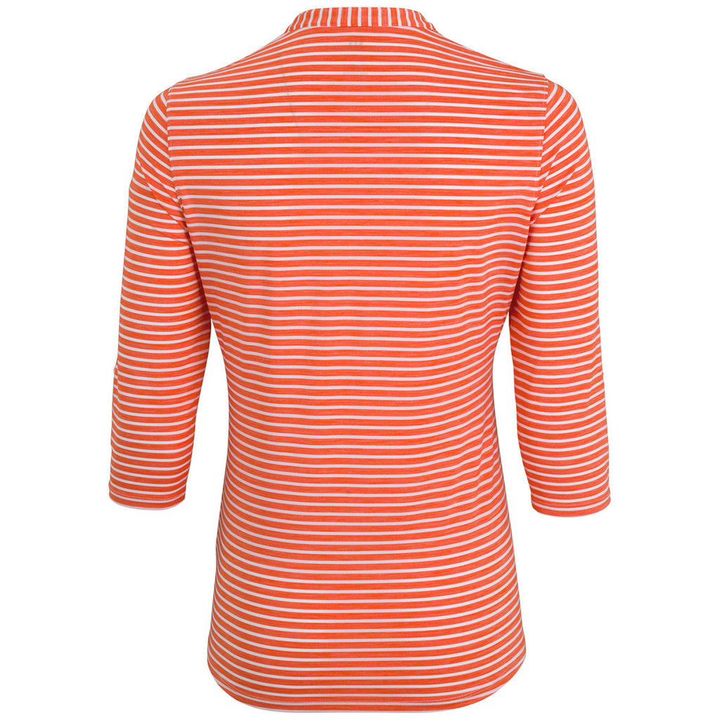 Vansport Women's Sunset Orange Pro Riviera Polo