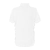 Vantage Women's White Omega Ruched Polo