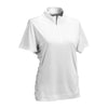 Vantage Women's White Omega Ruched Polo