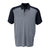 Vantage Men's Navy/Charcoal Heather Two-Tone Polo