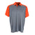 Vantage Men's Orange/Charcoal Two-Tone Polo