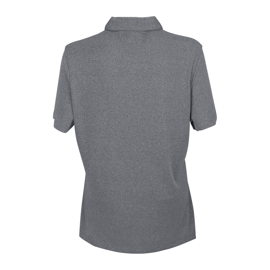 Vantage Women's Charcoal Heather Micro Melange Polo