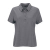 Vantage Women's Charcoal Heather Micro Melange Polo