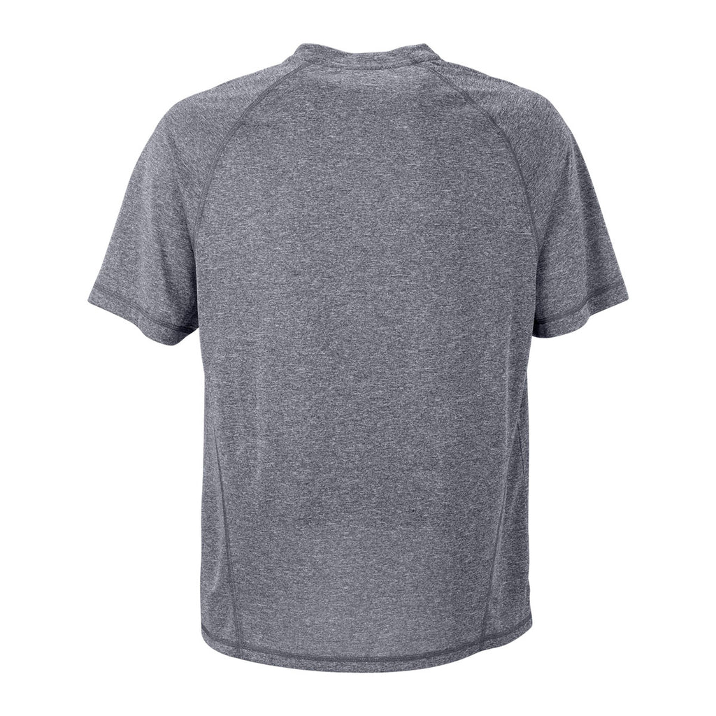 Vantage Men's Charcoal Heather Melange Tech Tee