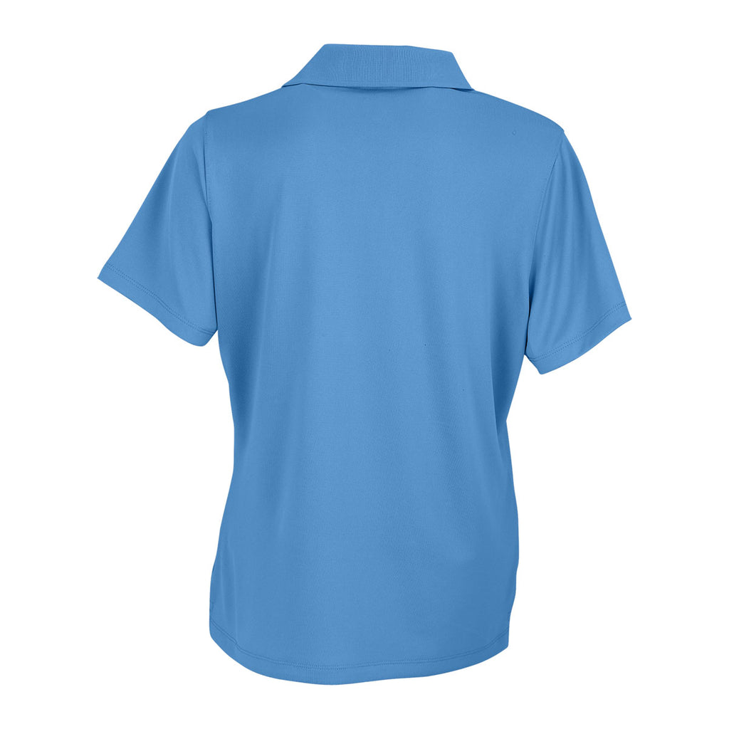 Vantage Women's Carolina Blue V-Tech Performance Polo