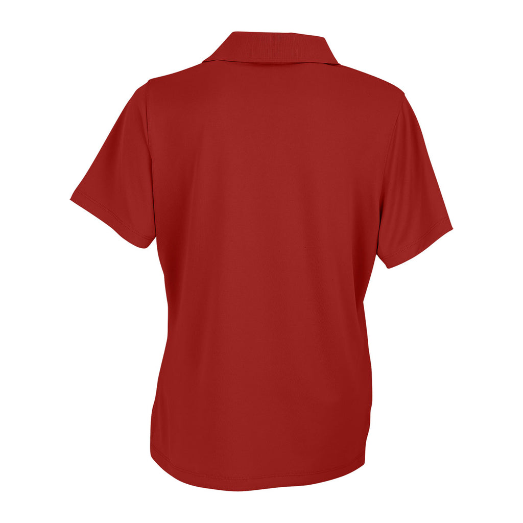 Vantage Women's Sport Red V-Tech Performance Polo