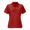 Vantage Women's Sport Red V-Tech Performance Polo