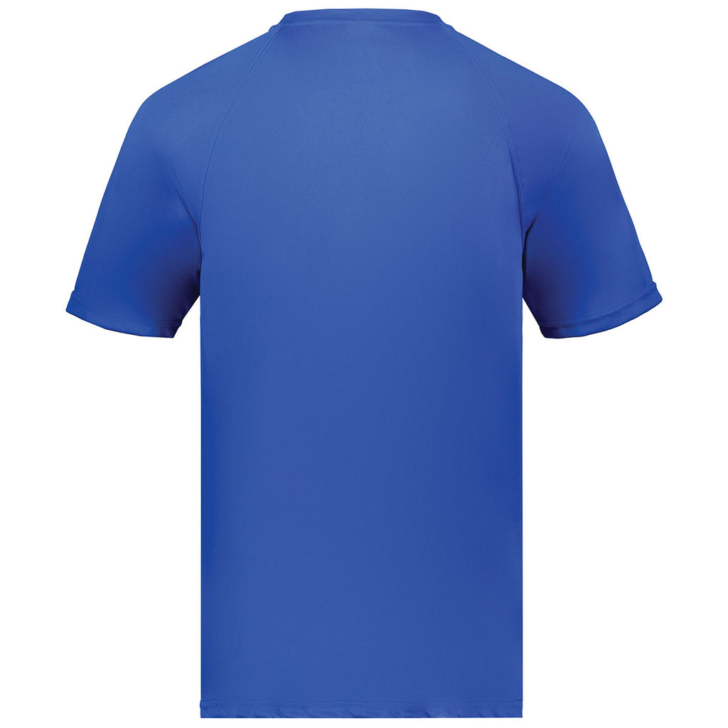 Augusta Sportswear Men's Royal Attain Wicking Short-Sleeve T-Shirt