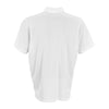 Vantage Men's White Textured Stripe Polo