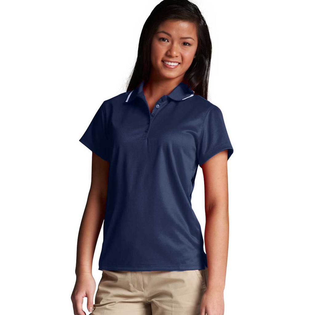 Charles River Women's Navy Classic Wicking Polo