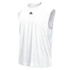 adidas Men's White Performance Sleeveless Climalite Tee