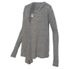 Alternative Apparel Women's Eco Grey Jersey Hooded Warm-Up Wrap