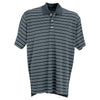 Vantage Men's Dark Grey/White Tour Stripe Polo