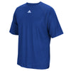 adidas Men's Collegiate Royal Heathered Performance Short-Sleeve Climalite Tee