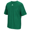 adidas Men's Kelly Green Performance Short-Sleeve Climalite Tee