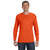 Jerzees Men's Burnt Orange 5.6 Oz Dri-Power Active Long-Sleeve T-Shirt