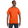 Jerzees Men's Safety Orange 5.6 Oz Dri-Power Active T-Shirt