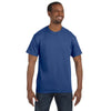 Jerzees Men's Vintage Heather Blue 5.6 Oz Dri-Power Active T-Shirt