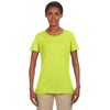 Jerzees Women's Safety Green 5.6 Oz. Dri-Power Active T-Shirt