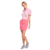 Vineyard Vines Women's Pink Sherbert Sand Dune Stripe Polo