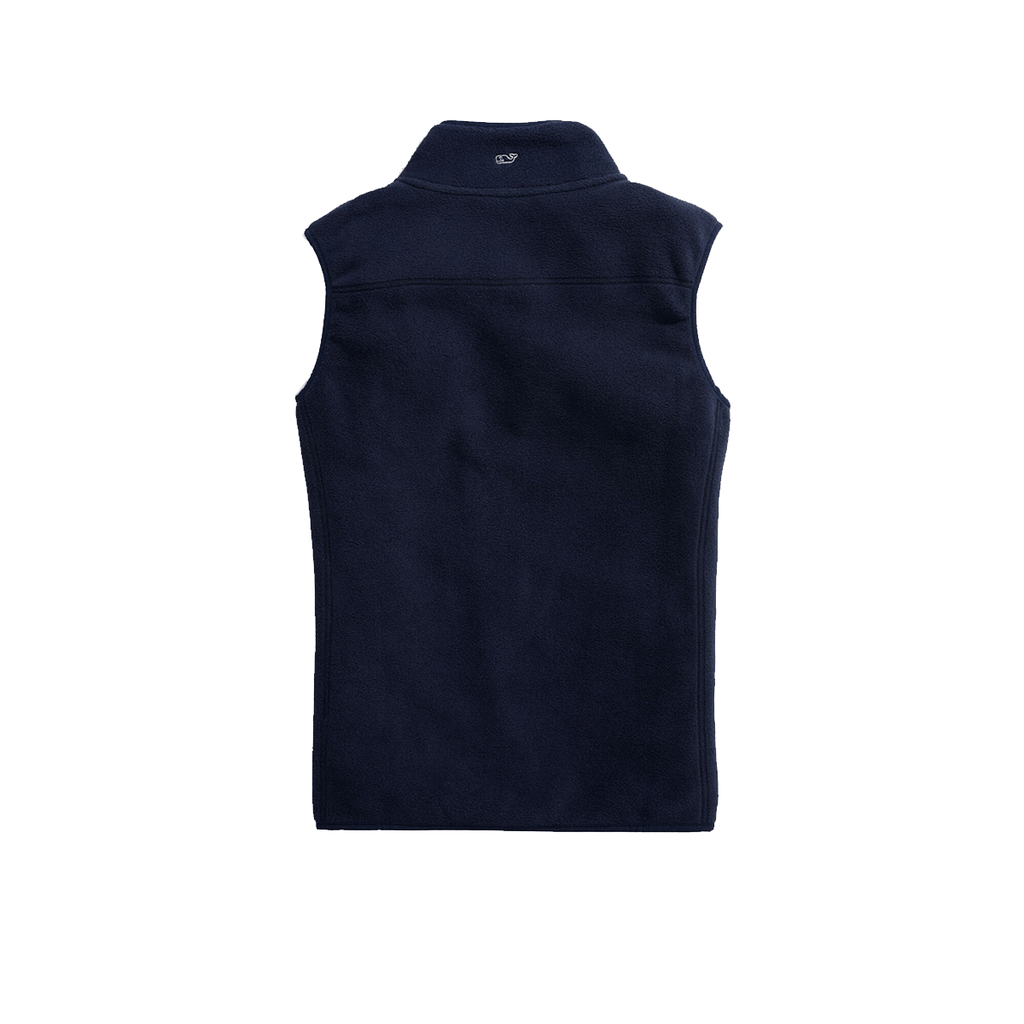 Vineyard Vines Women's Vineyard Navy Blank Tech Fleece Harbor Vest