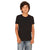 Bella + Canvas Youth Black Jersey Short-Sleeve T-Shirt