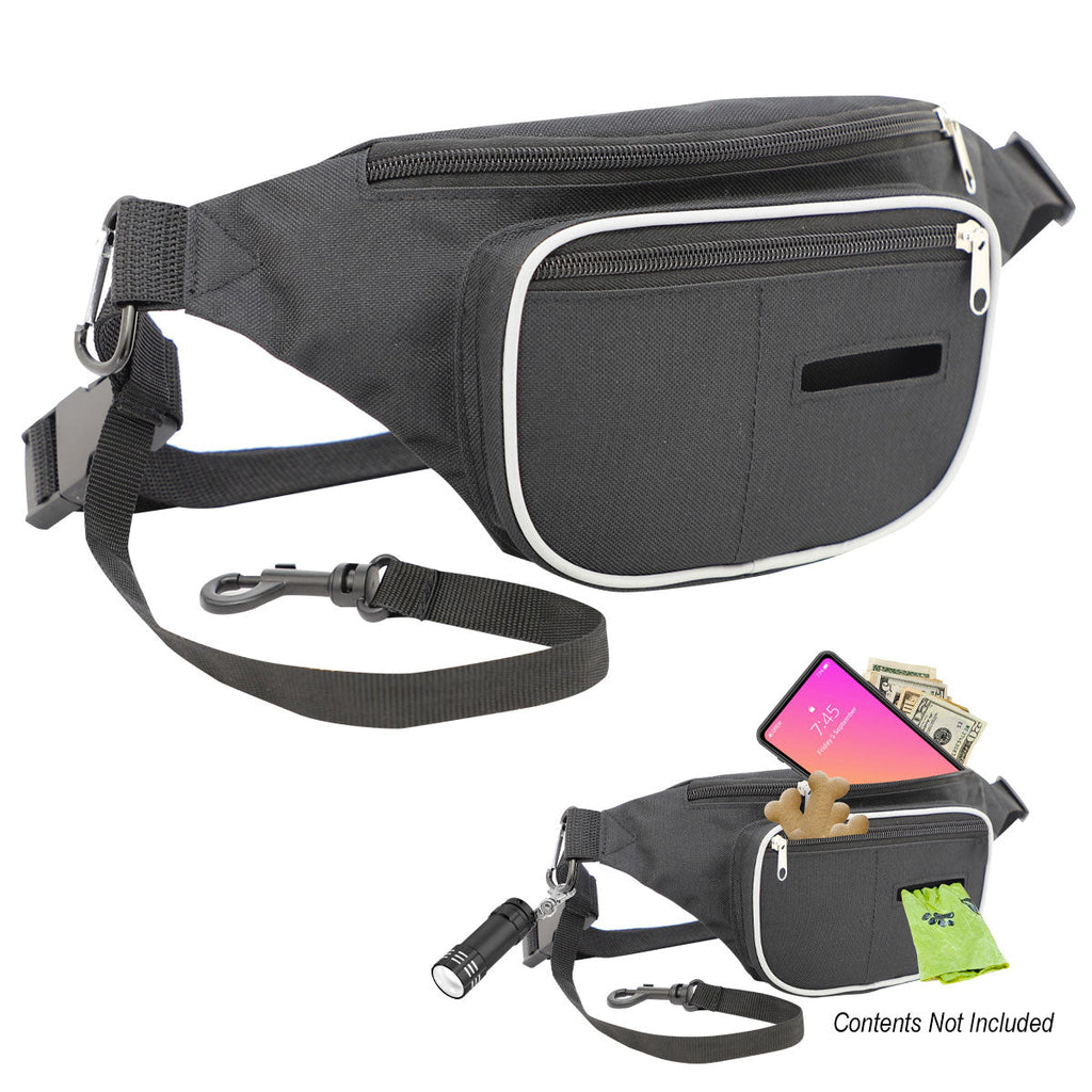 Hit Black Pooch Pal Fanny Pack