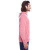 Threadfast Unisex Red Triblend Full-Zip Light Hoodie