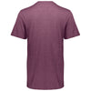 Augusta Sportswear Men's Maroon Heather Tri-Blend Tee