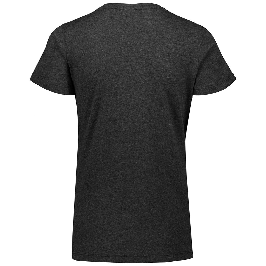 Augusta Sportswear Women's Black Heather Tri-Blend Tee