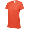 Augusta Sportswear Women's Orange Heather Tri-Blend Tee