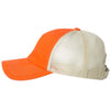 Sportsman Tangerine/Stone Contrast Stitch Mesh Cap