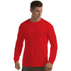 Antigua Men's Red Long Sleeve Crew Tee