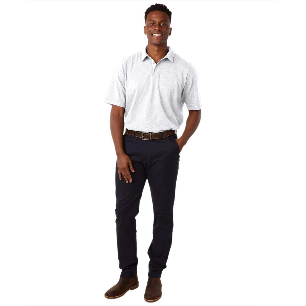 Charles River Men's White Freetown Polo