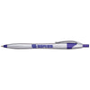 Hub Pens Purple Trim Javalina Chrome Bright Pen with Black Ink