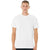 Bella + Canvas Men's Solid White Blend Heather CVC Raglan Tee