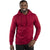 Threadfast Unisex Burgundy Ultimate Fleece Pullover Hooded Sweatshirt