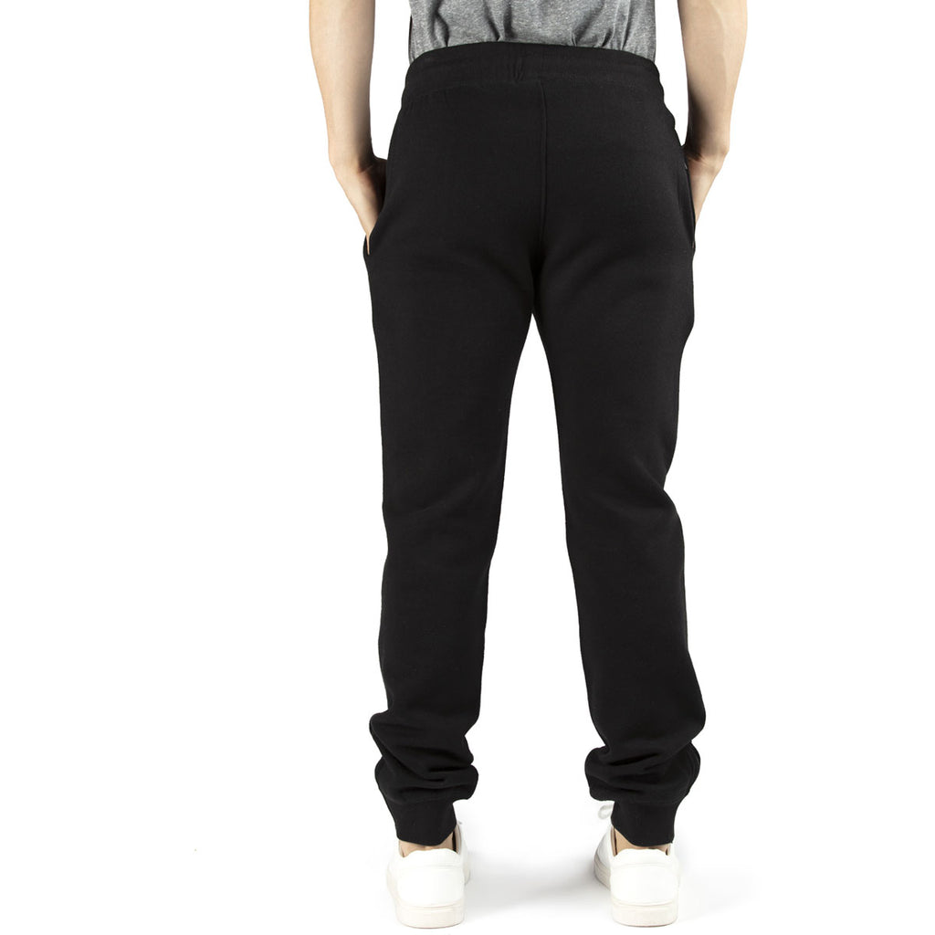 Threadfast Unisex Black Ultimate Fleece Jogger Pant