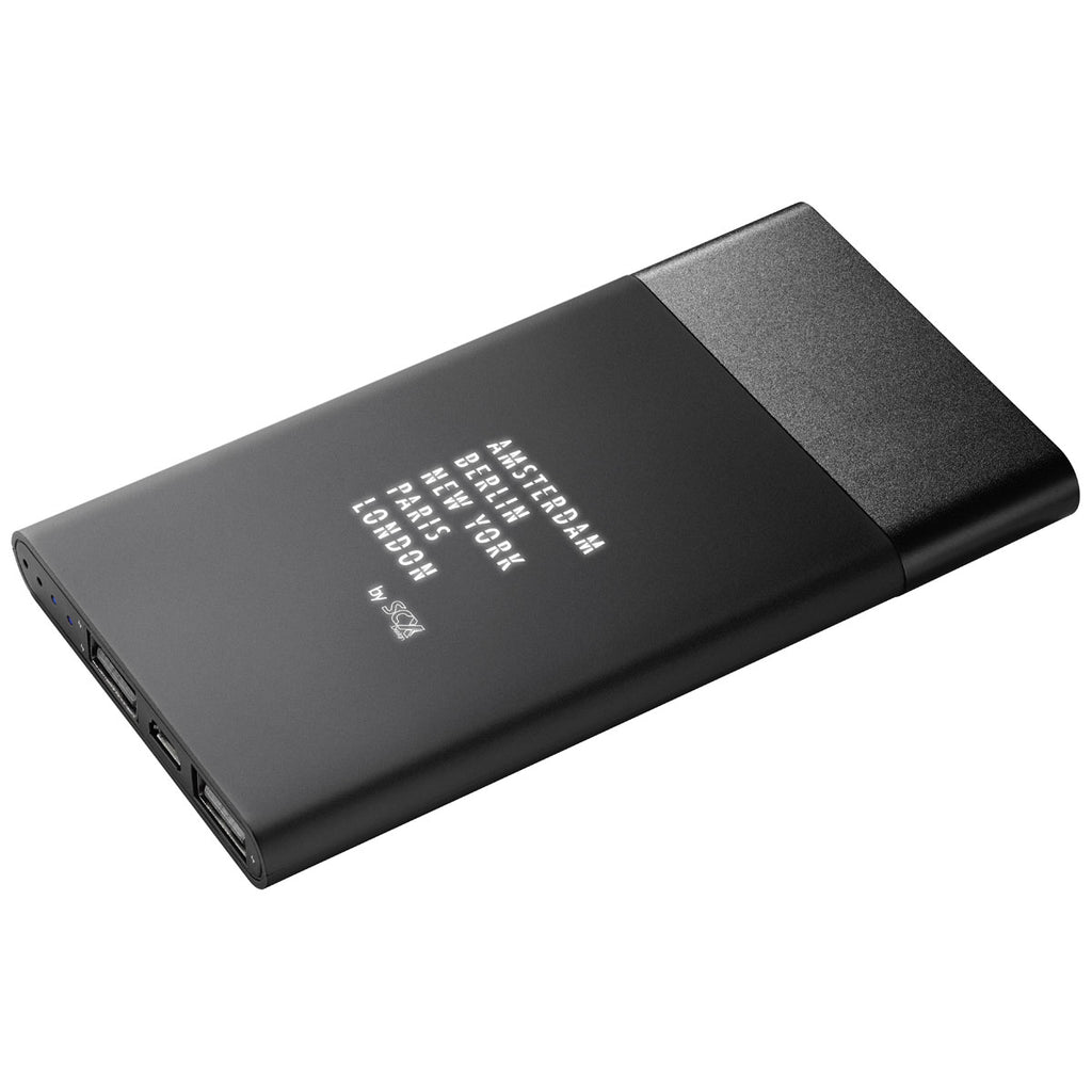 SCX Design Black Power Bank Clever 5000 mAh