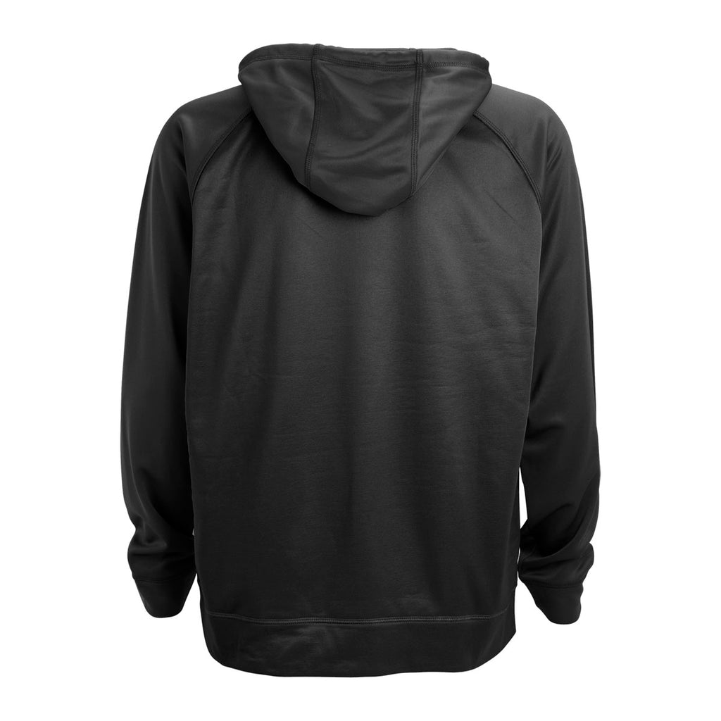 Vantage Men's Black Micro-Fleece Pullover Hoodie