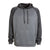 Vantage Men's Grey/Dark Grey Micro-Fleece Pullover Hoodie