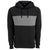 Vantage Men's Black Premium Cotton Blocked Fleece Pullover Hoodie