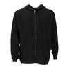 Vantage Men's Black Premium Lightweight Fleece Full-Zip Hoodie