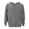 Vantage Men's Dark Steel Premium Lightweight Fleece Full-Zip Hoodie