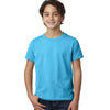 Next Level Boy's Turquoise CVC Crew Tee