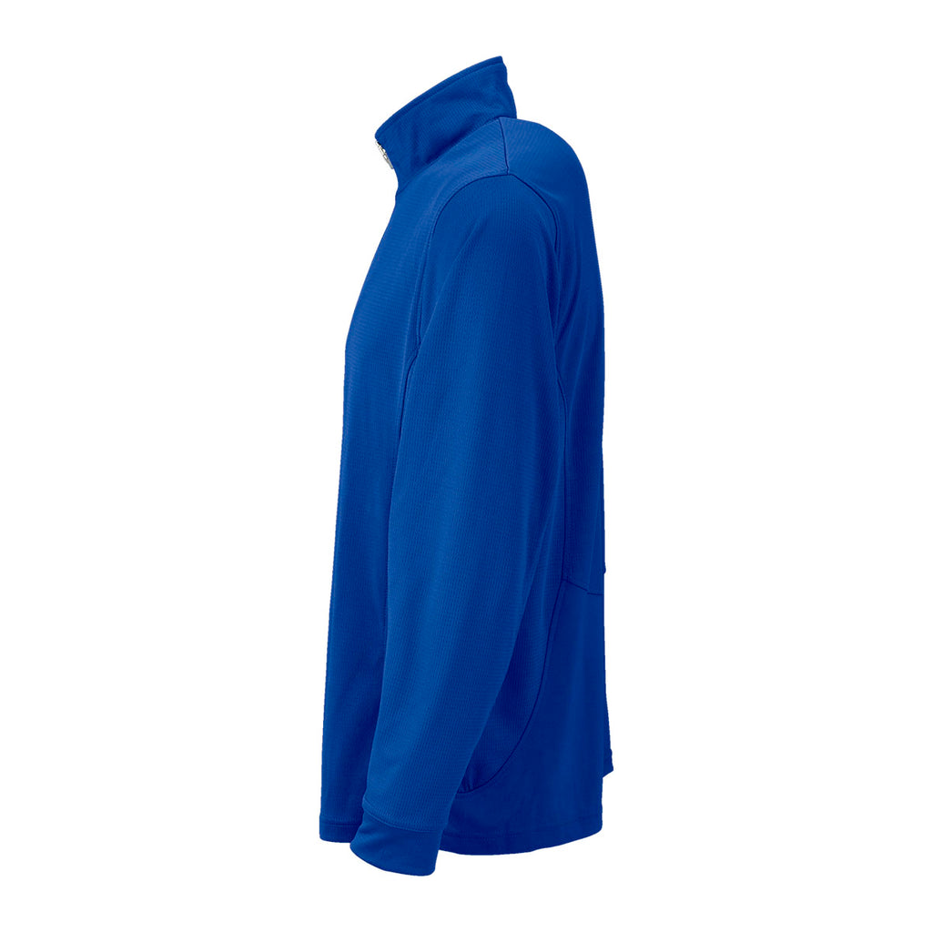 Vantage Men's Royal Mesh 1/4-Zip Tech Pullover