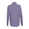 Vantage Women's Purple Heather Grey Melange 1/4-Zip Tech Pullover