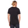 Bella + Canvas Unisex Solid Black Triblend Short-Sleeve V-Neck T-Shirt