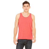 Bella + Canvas Unisex Red Triblend Jersey Tank
