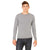 Bella + Canvas Men's Grey Triblend Jersey Long-Sleeve T-Shirt